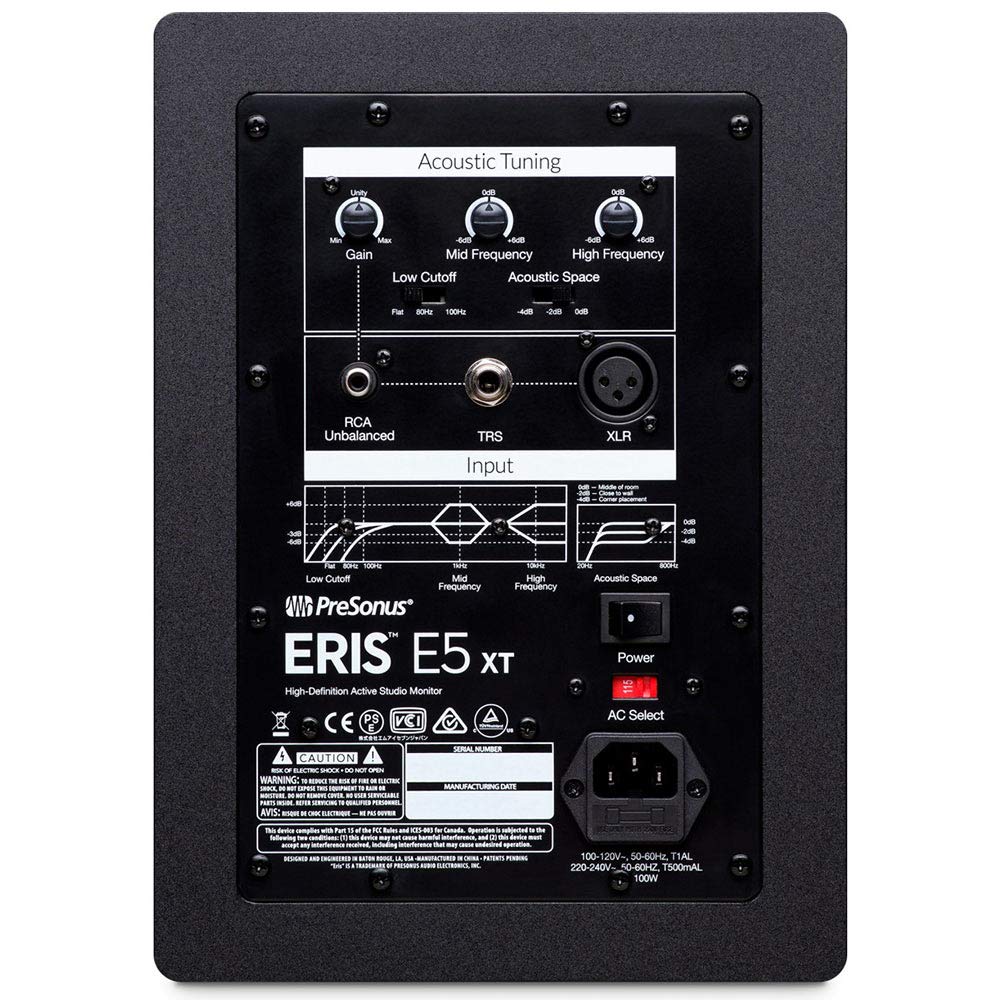 PreSonus Eris E5 XT Two-Way Active 5 Studio Monitor Kit Pair