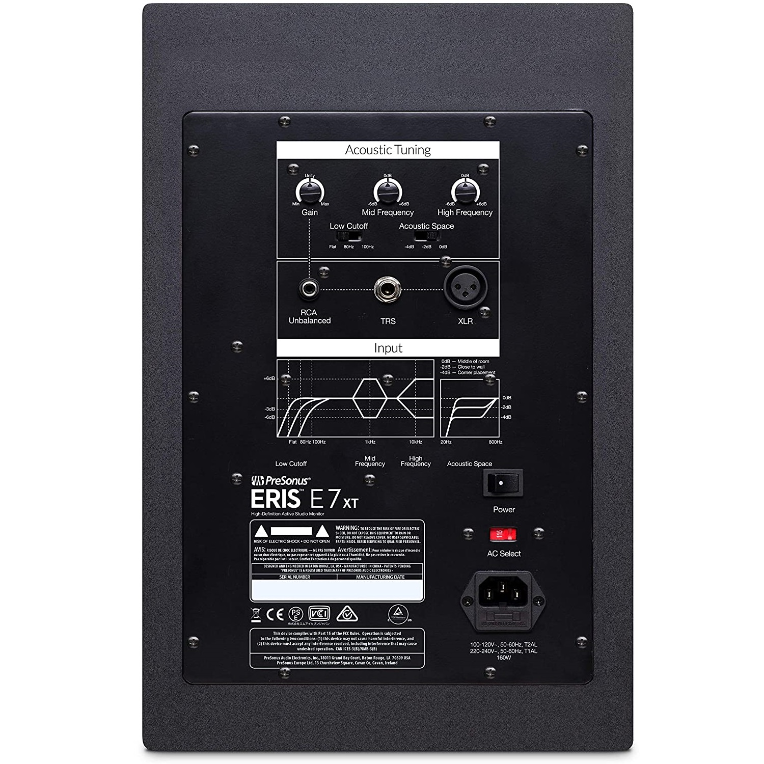 PreSonus Eris E7 XT 2-Way Active Near Field Studio Monitor with Waveguide Pair