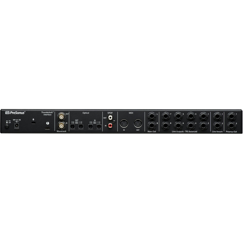 PreSonus Quantum 2626 26x26 Thunderbolt 3 Ultralow-Latency Audio Interface