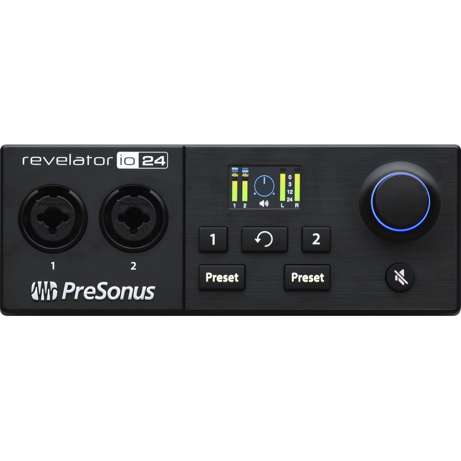 PreSonus Revelator io24 Desktop 2x4 USB Type-C AudioMIDI Interface