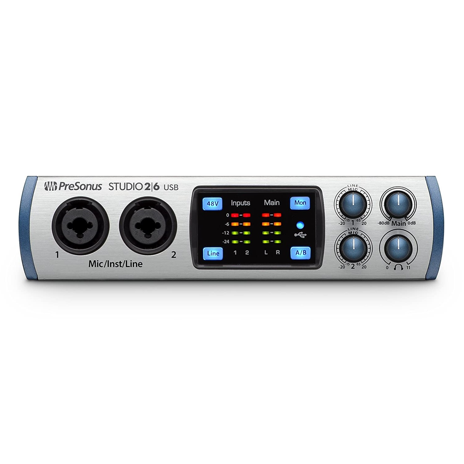 PreSonus Studio 26 - 2x4 192 kHz USB 20 Audio Interface