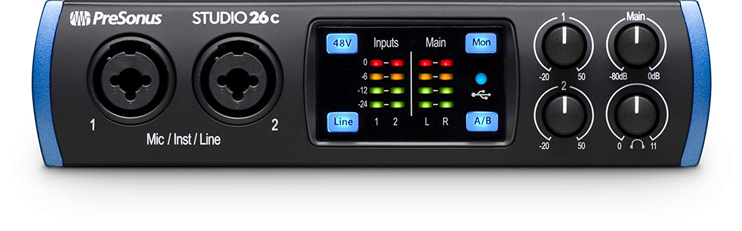 PreSonus Studio 26c USB-C Audio Interface