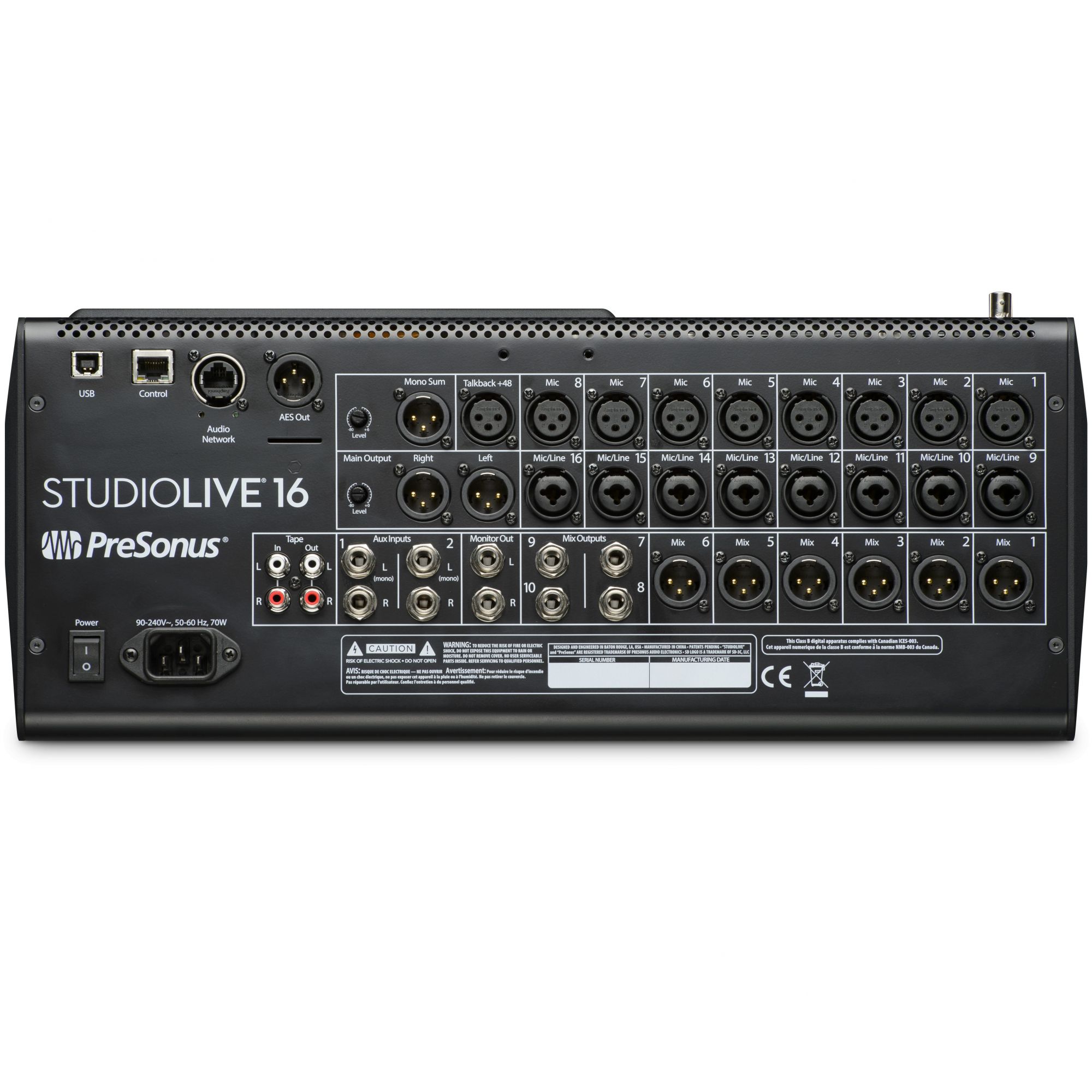 PreSonus StudioLive 16 Series III Digital Mixer 16-Channel Digital Console and Recorder