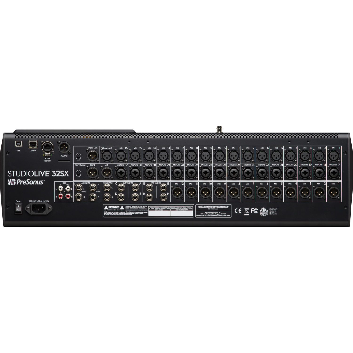 Presonus StudioLive 32SX 32-Channel Digital Mixer and USB Audio Interface