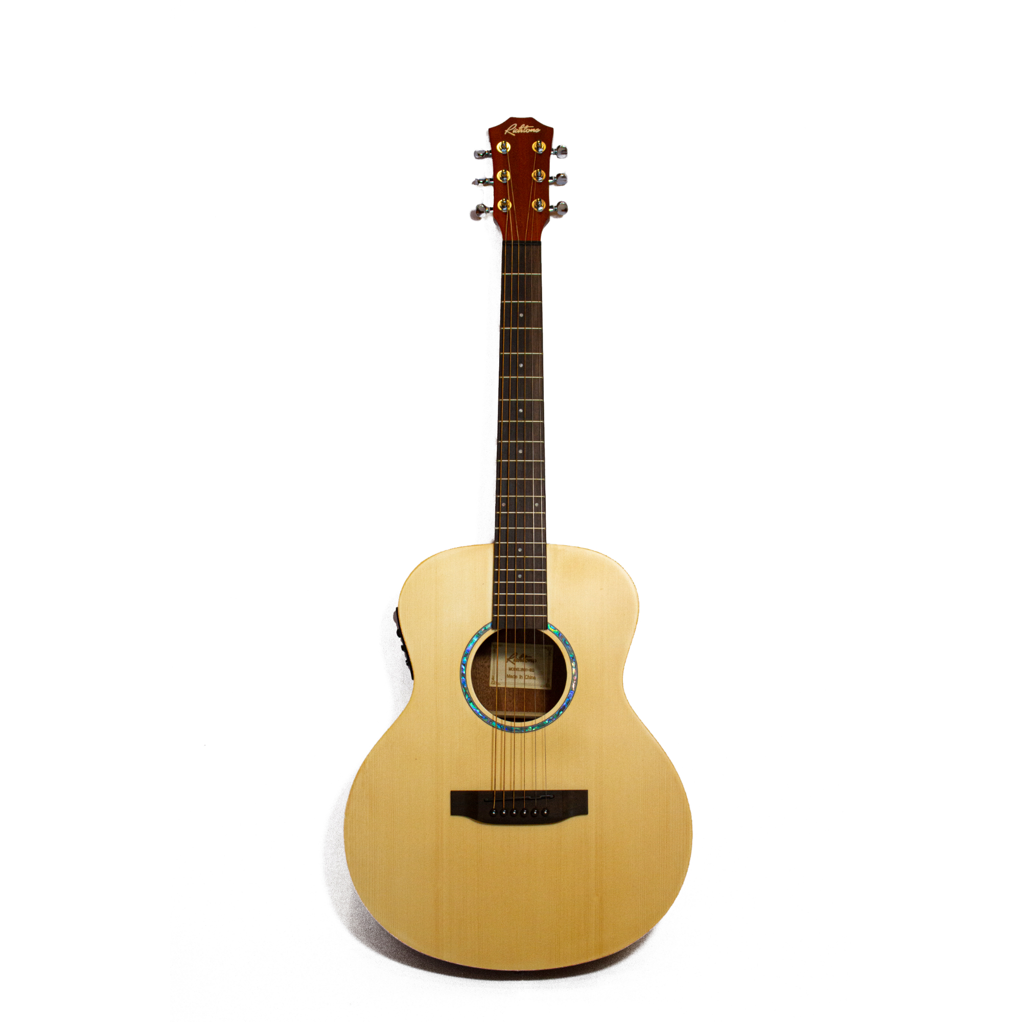 Richtone RT BG1 EQ Travel Electro Acoustic Guitar - Natural