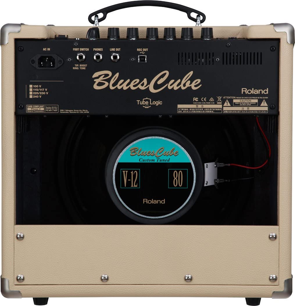 Roland Blues Cube Hot 30-watt 1x12 Combo Amp - Vintage Blonde