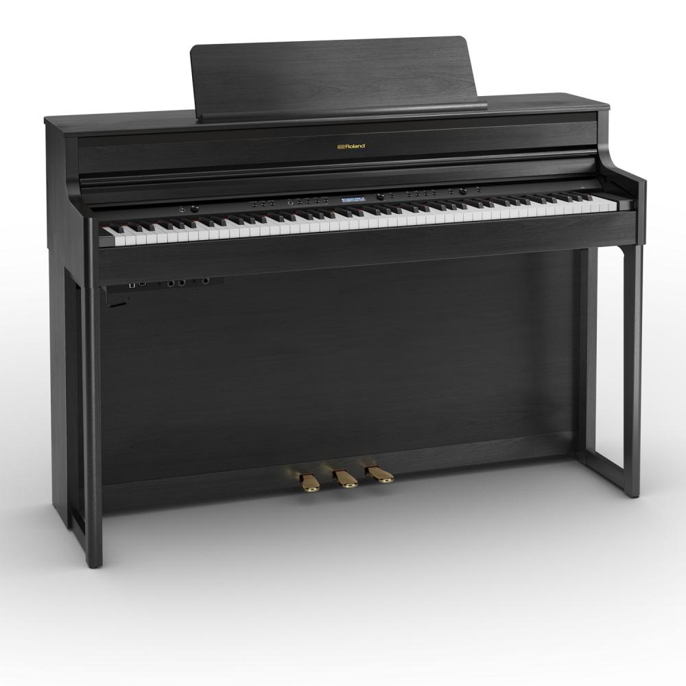 Roland HP704 Digital Piano - Charcoal Black