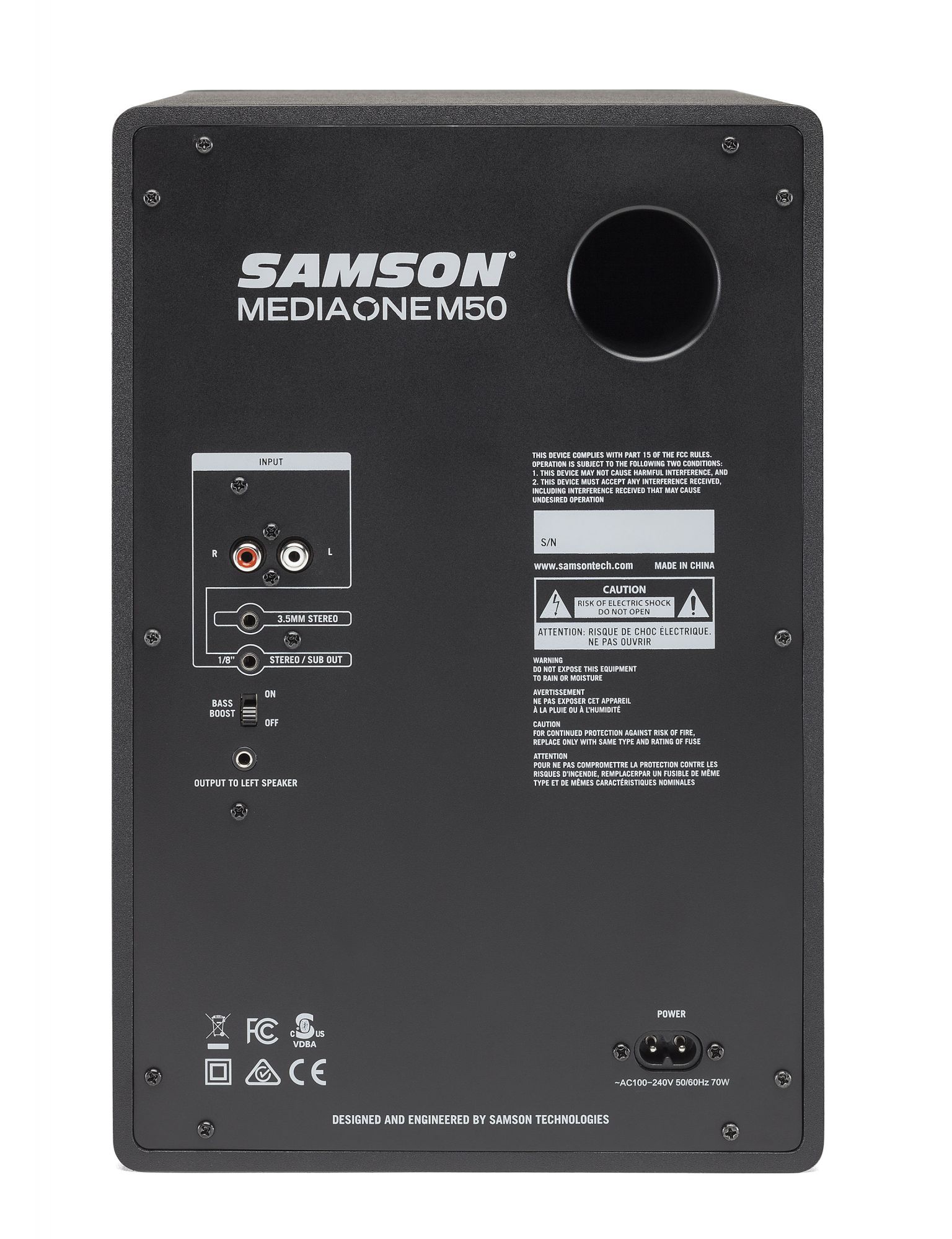 Samson Studio Monitor M50 - Pair