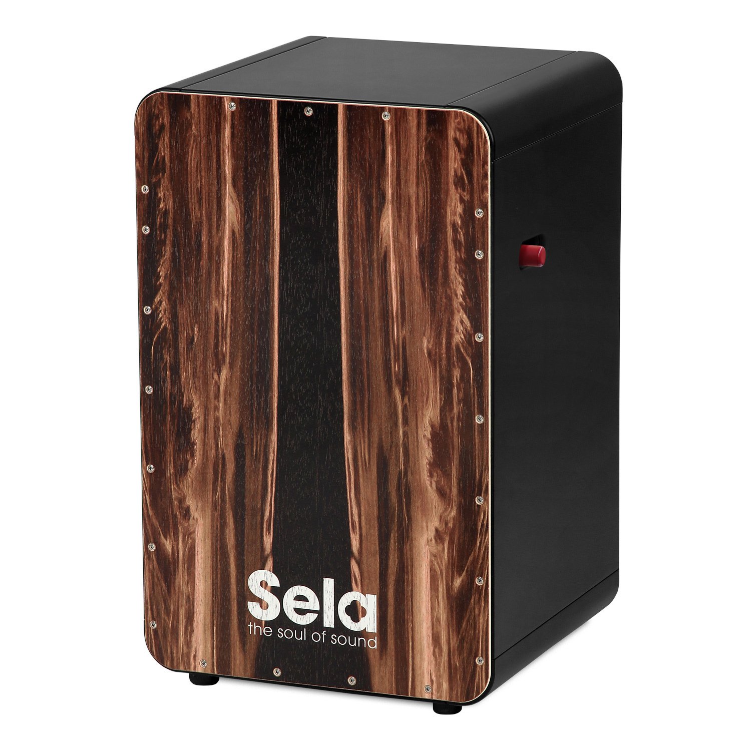 Sela SE 107 CaSela Black Pro Dark Nut Professional Cajon with Snare OnOff Mechanism Standard