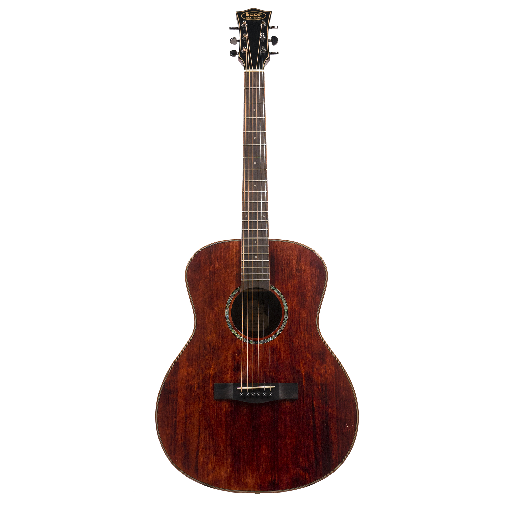 SQOE S200OM FG Solid top Acoustic Guitar - Natural Gloss