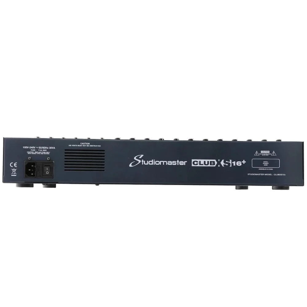 Studiomaster Club XS 16 16 Input Channel Analog Mixer