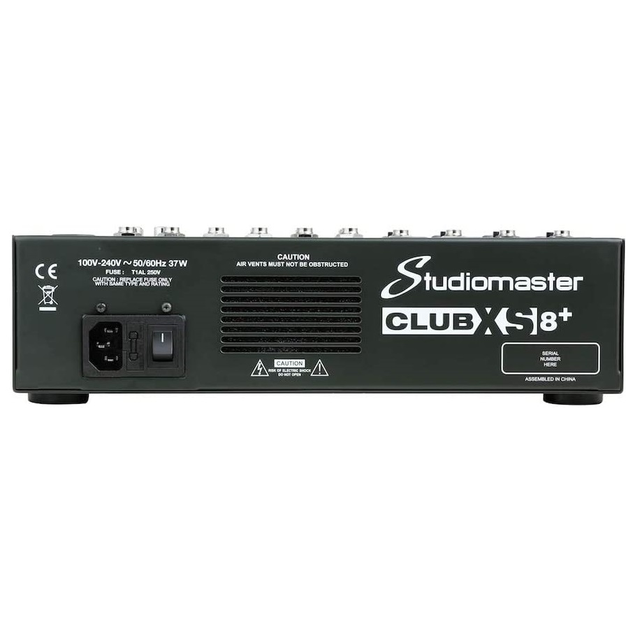 Studiomaster CLUB XS8 8 Channel Analog Mixer