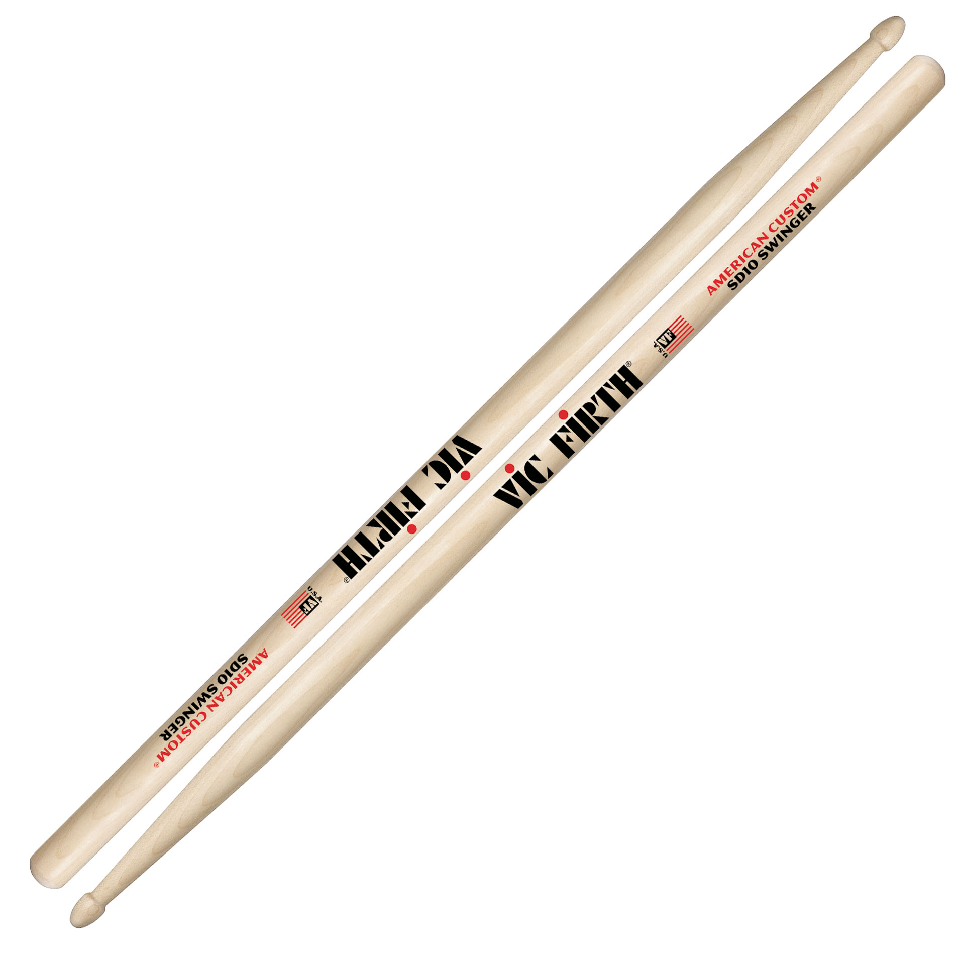 VIC FIRTH AMERICAN CUSTOM SD10 SWINGER DRUMSTICKS