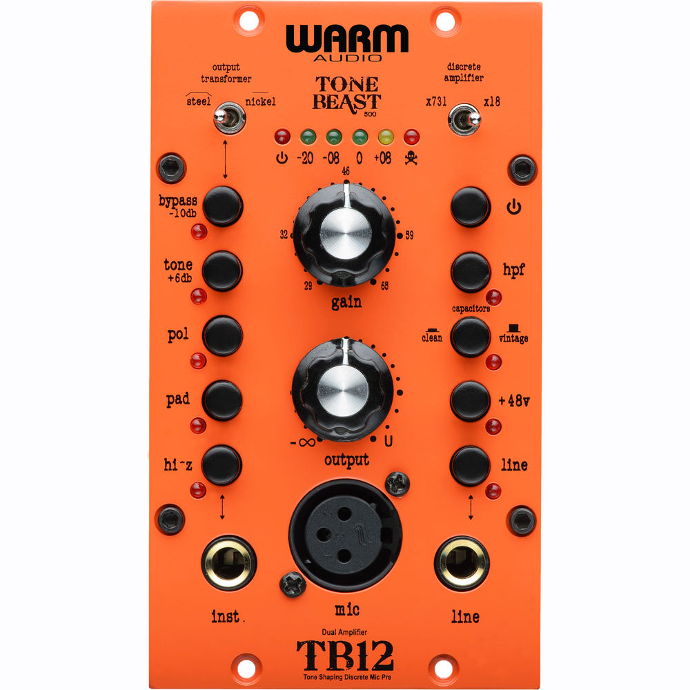 Warm Audio TB12500 - Tone Beast Microphone Preamplifier