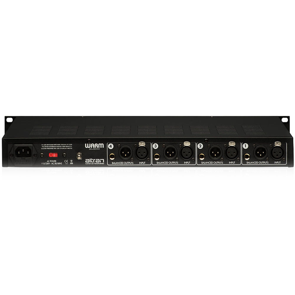 Warm Audio WA-412 4-Channel Microphone Pre-Amp with DI