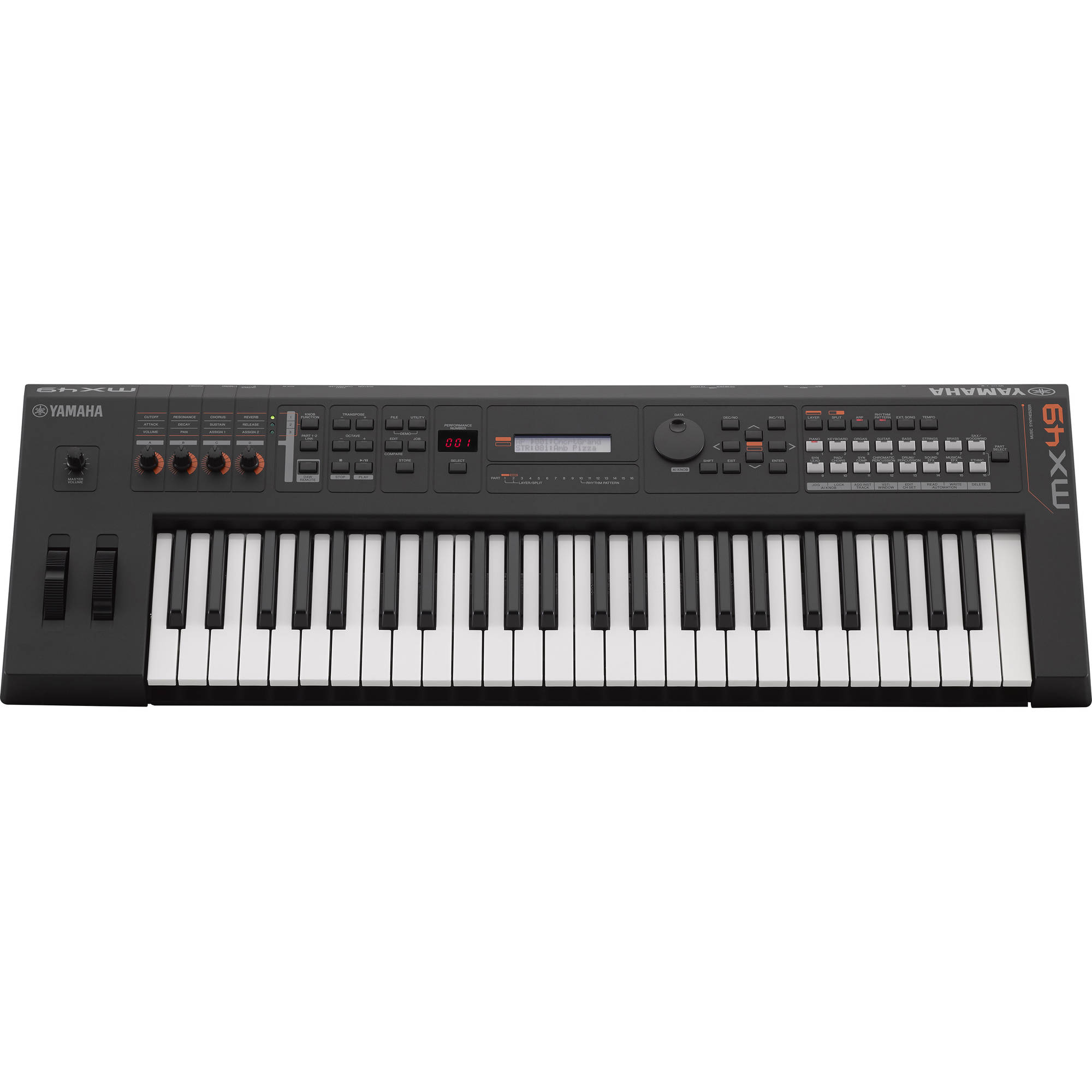 Yamaha MX49BK 49-Key Keyboard Synthesizer