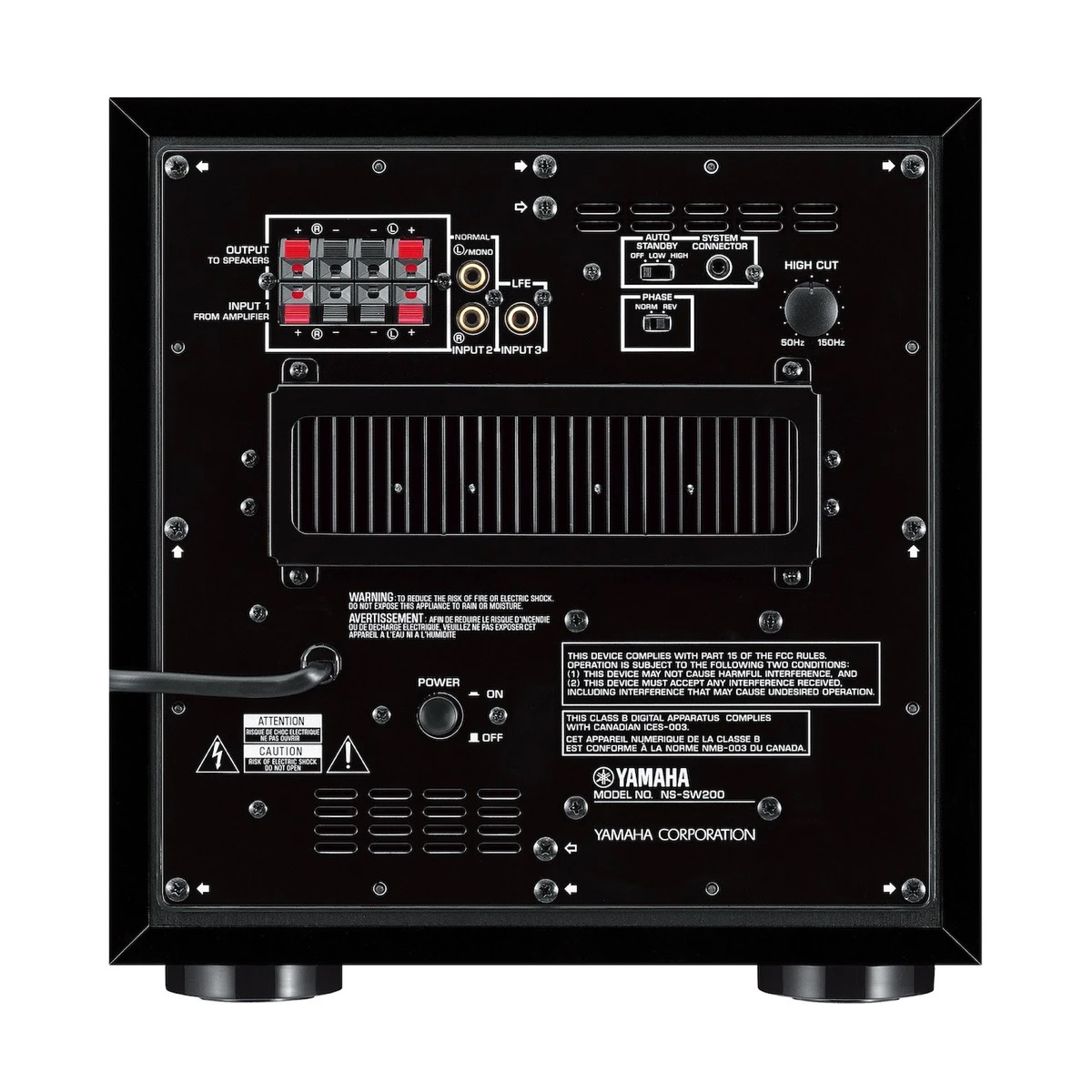 Yamaha NS-SW200 - Active Subwoofer