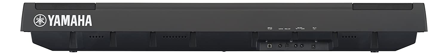 Yamaha P125 88-Key Weighted Action Digital Piano with Power Supply and Sustain Pedal Black