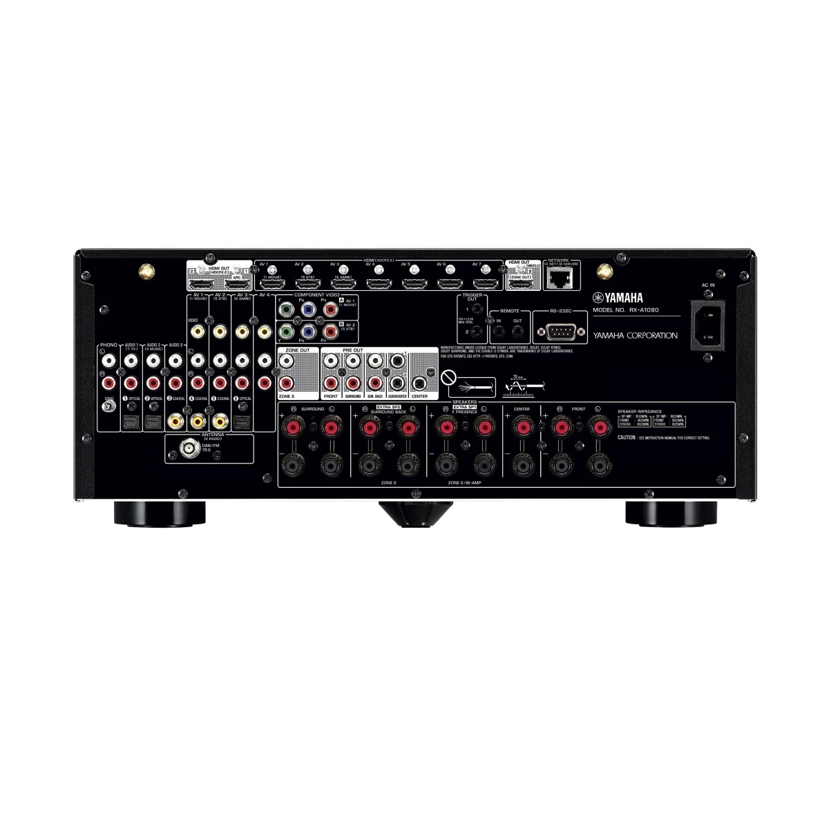 Yamaha RX-A1080 Aventage - 72 Channel AV Receiver