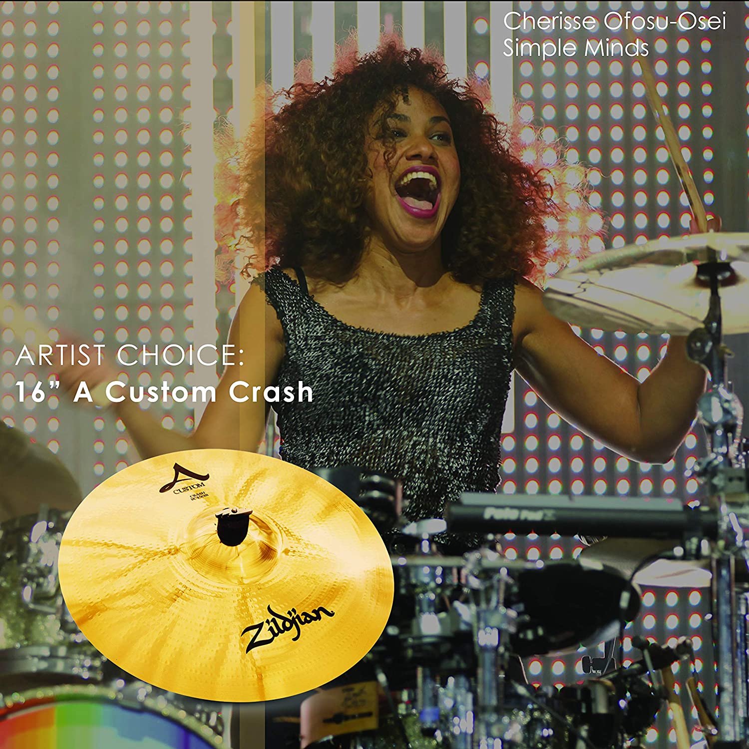 Zildjian 16inch Custom Brilliant Crash Cymbal A20514