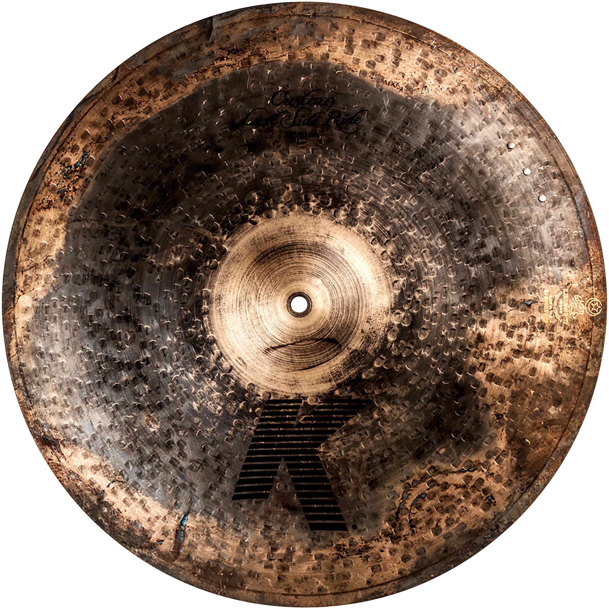 Zildjian 20 K Custom Left Side Ride w3 Rivets