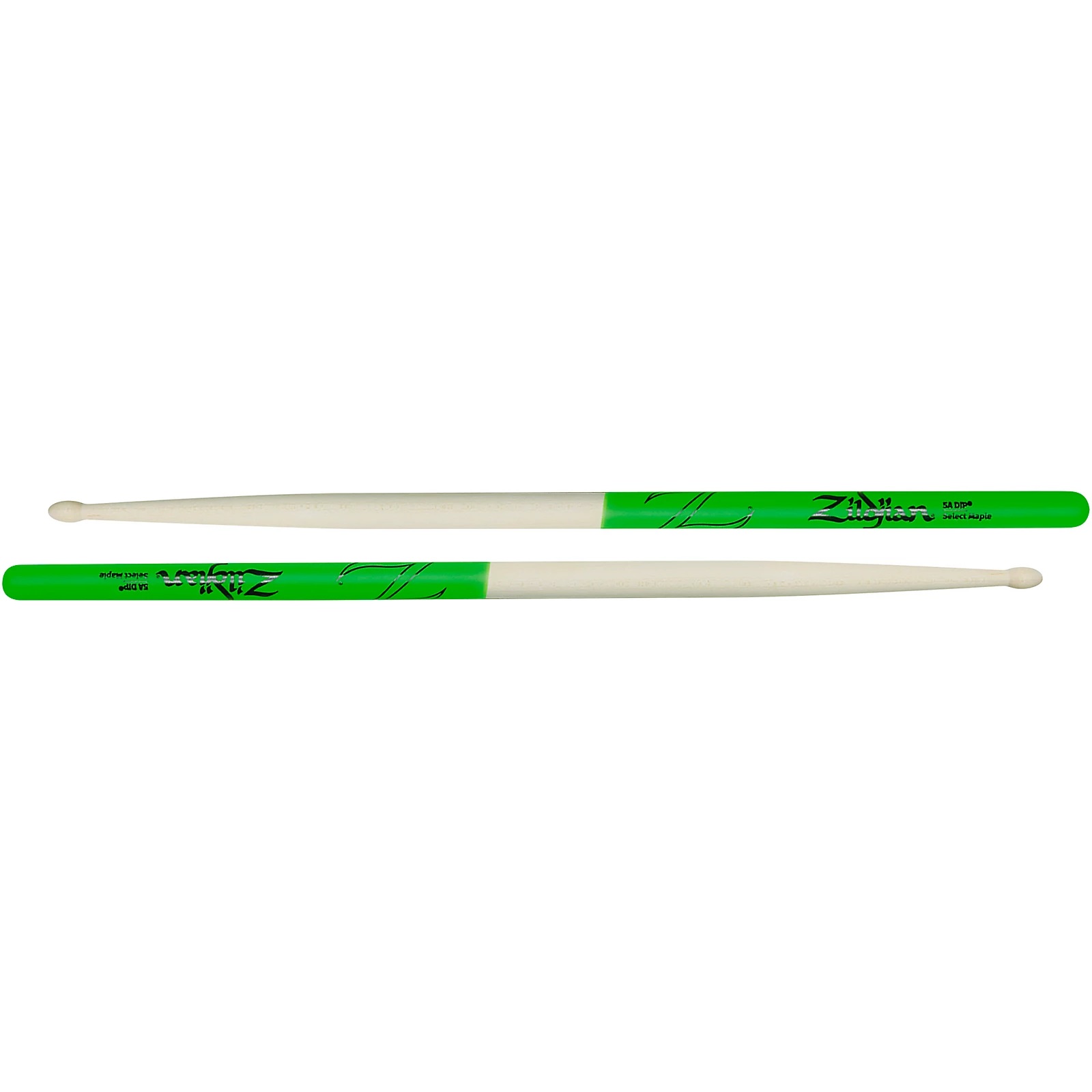 Zildjian 5A Maple Green DIP Drumsticks