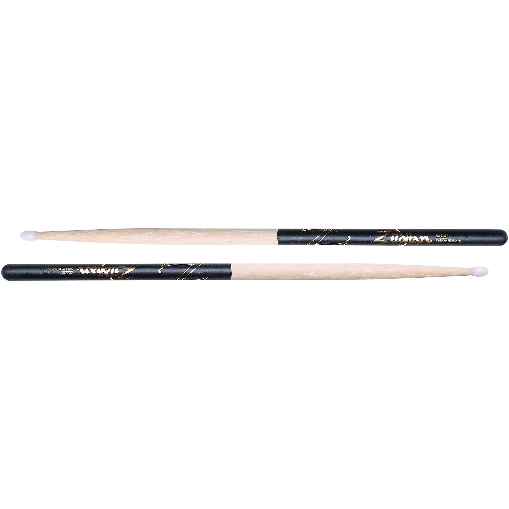 Zildjian Black DIP Drum Sticks 5A Nylon