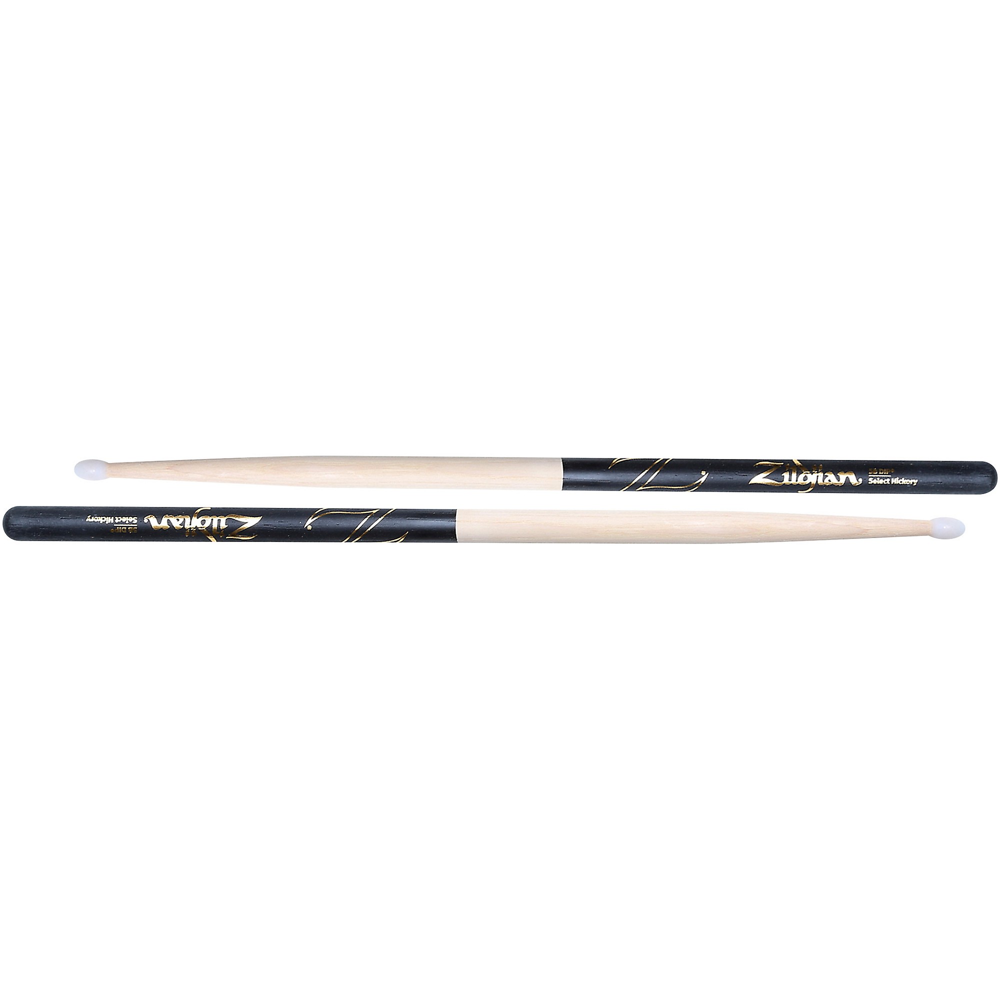 Zildjian Black DIP Drum Sticks 5B Nylon