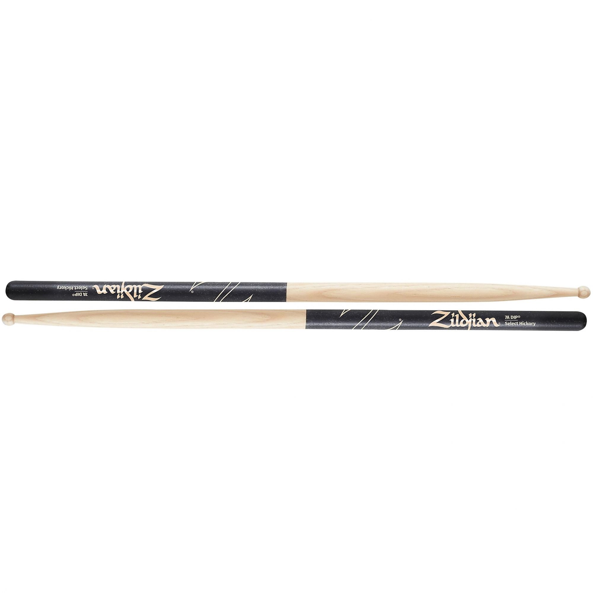 Zildjian DIP Drum Sticks - Black Wood 7A