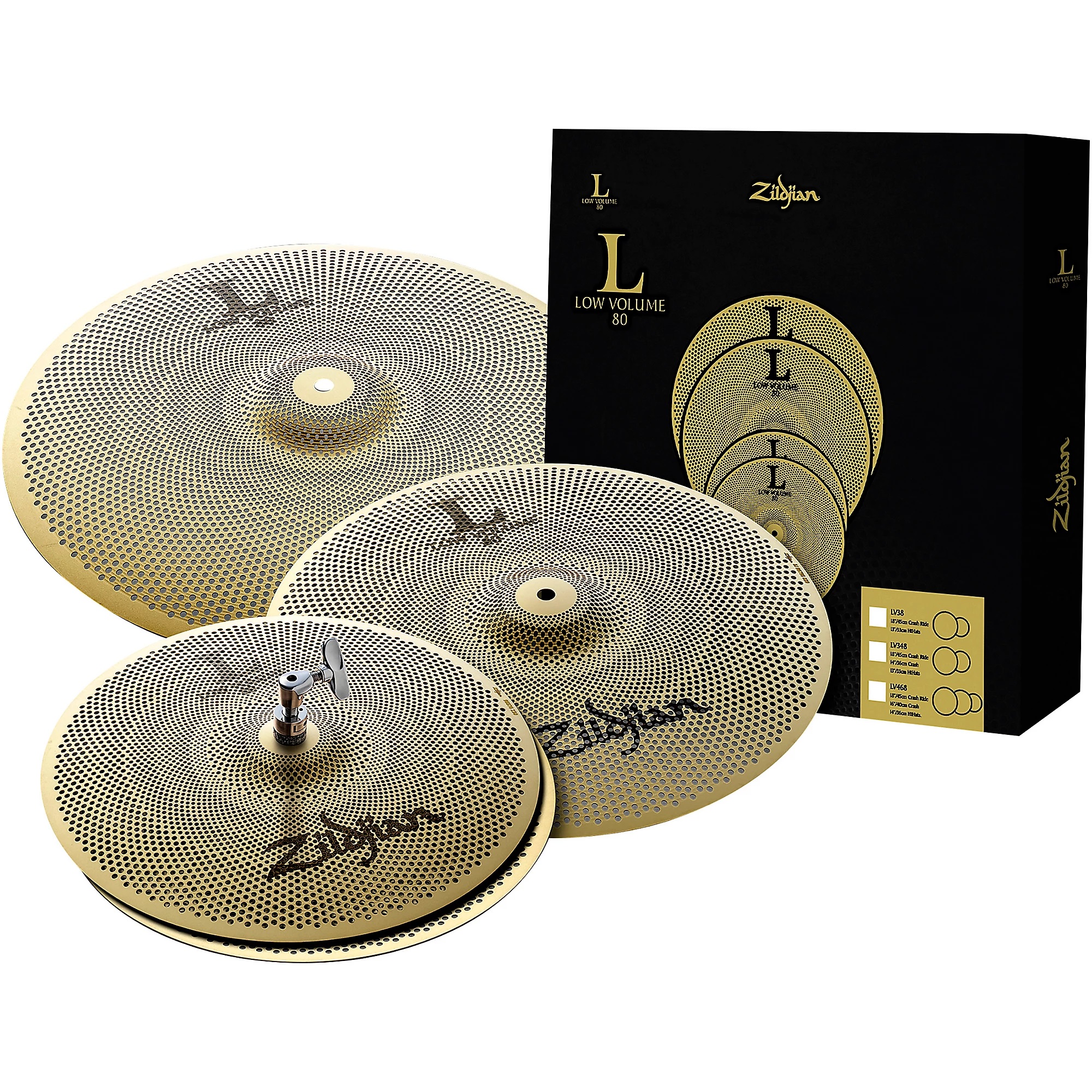 Zildjian L80 Low Volume Cymbal Pack - 141618