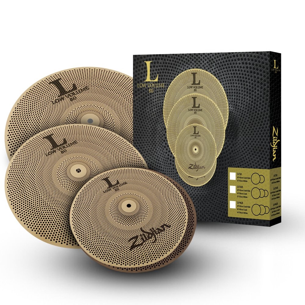 Zildjian LV468 L80 Low Volume Cymbal Set