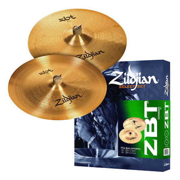 Zildjian ZBT Expander Pack ZBTE2P 18inch China 18inch Medium Crash