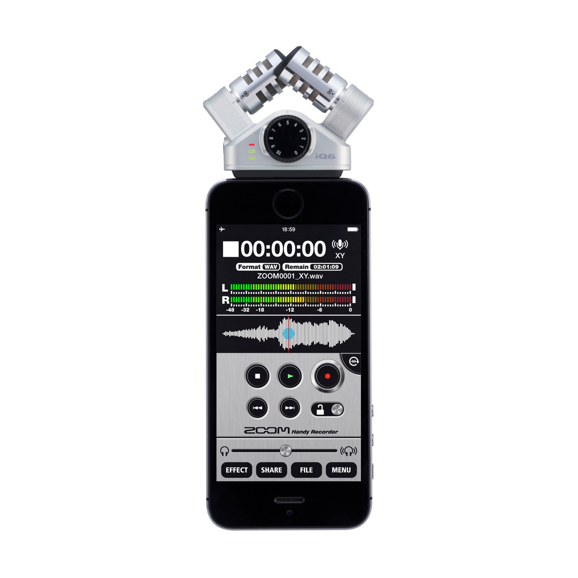 Zoom iQ6 - Stereo Mic for iOS with Lightning