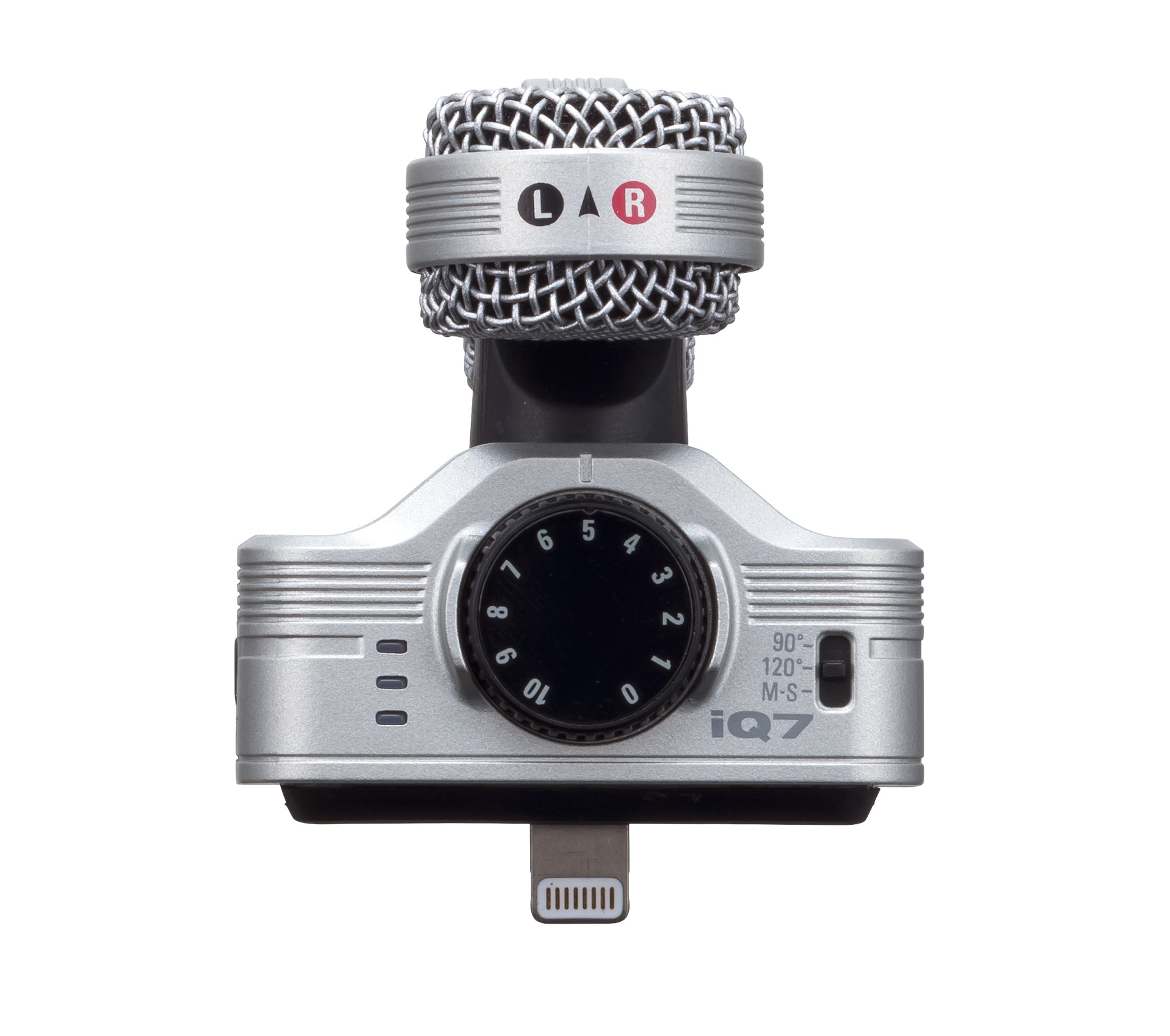 Zoom iQ7 Rotating Mid Side Stereo Capsule - Lightning Connector for iOS