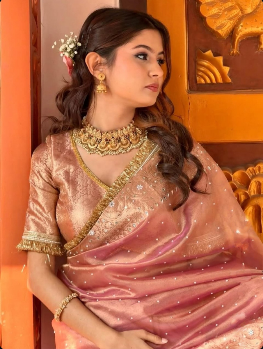 Category Alt Tissue designer lace saree