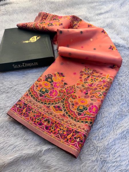 Pashmina silk saree