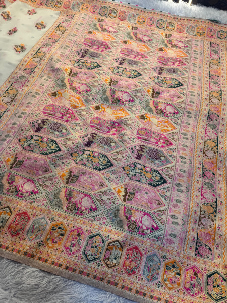 Pashmina silk saree