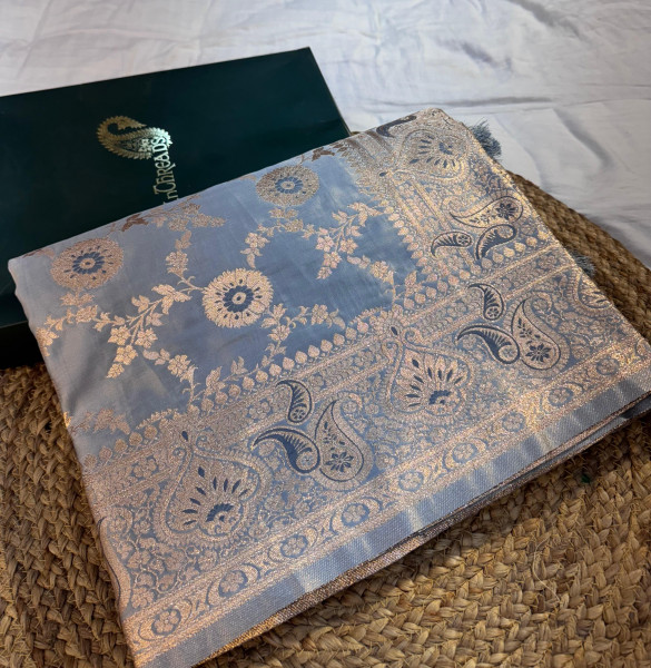 Image of Premium saten silk  saree