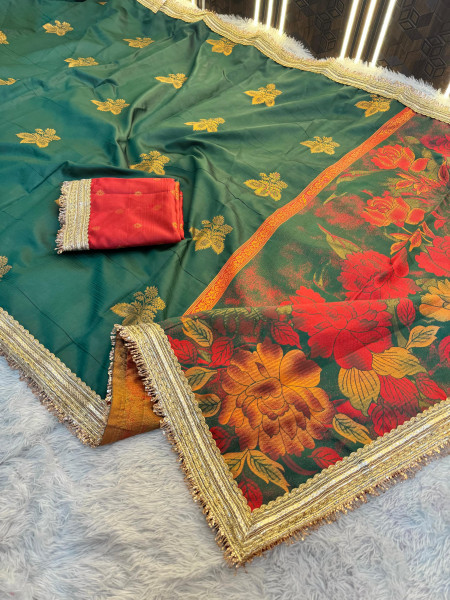 Image of Banarasi soft Silk Saree