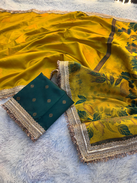 Image of Banarasi soft Silk Saree