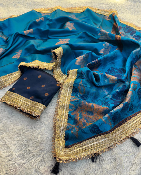 Image of Banarasi soft Silk Saree