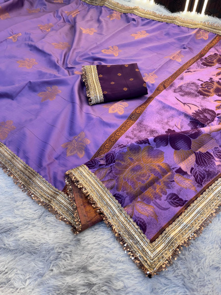 Image of Banarasi soft Silk Saree