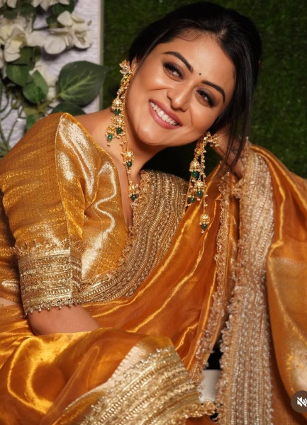 Banarasi tissue silk saree with designer lace