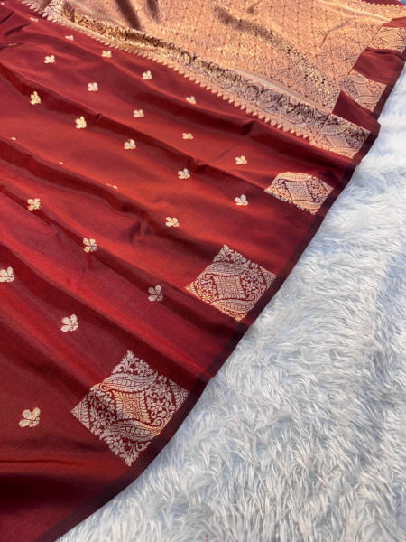 Image of Banarasi soft Silk Saree