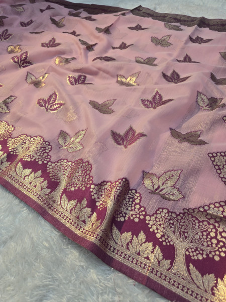 Banarasi Linen Silk Saree