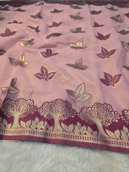 Banarasi Linen Silk Saree