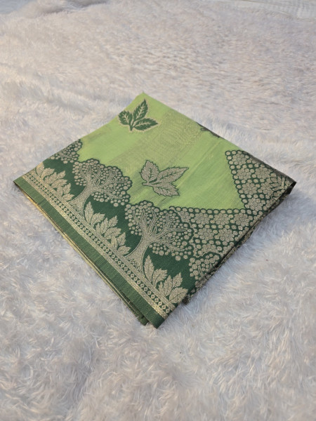 Banarasi linen silk saree