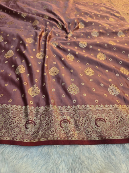Banarasi Mashru Satin Silk Saree