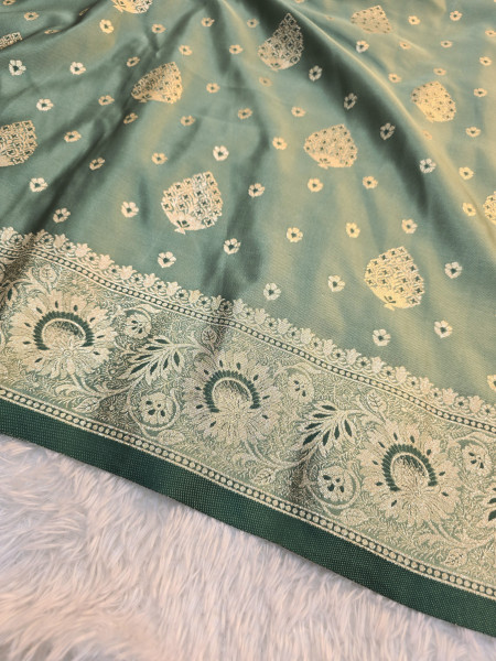 Banarasi Mashru Satin Silk Saree