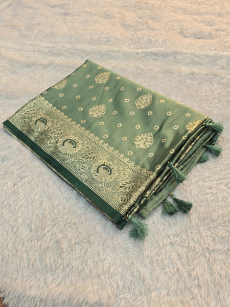 Banarasi Mashru Satin Silk Saree